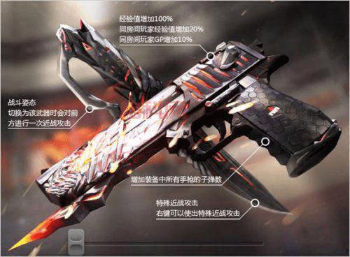 CF沙鹰修罗：红黑配色，英雄级副武器颜值担当！