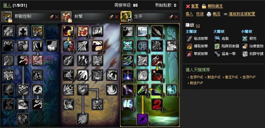 LR天赋深度解析：生存猎核心天赋详解