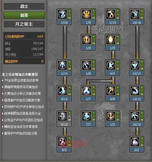 龙之谷法师技能加点图：冰尖柱流PK刷图全攻略！
