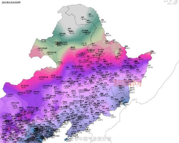 揭秘我国最低气温：黑龙江与新疆的极寒纪录