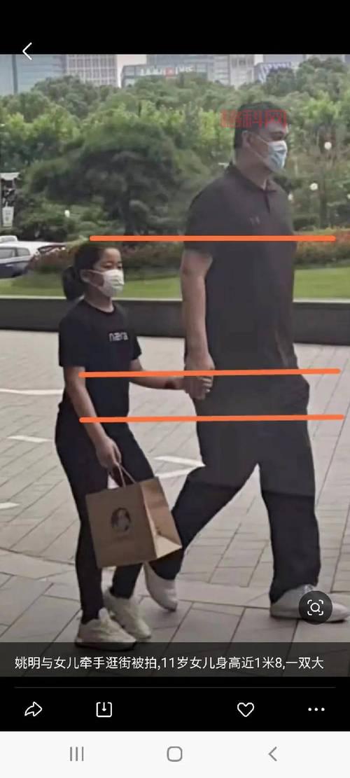 姚明12岁儿身高