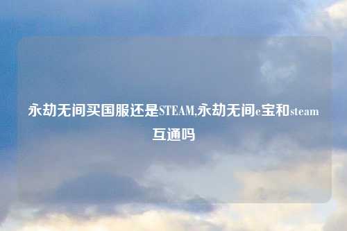 永劫无间买国服还是STEAM,永劫无间e宝和steam互通吗