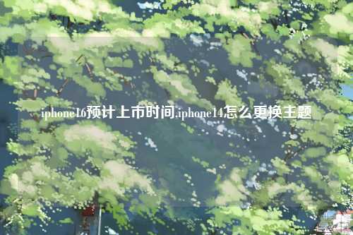 iphone16预计上市时间,iphone14怎么更换主题