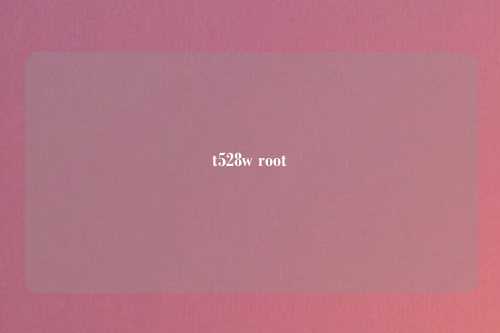 t528w root