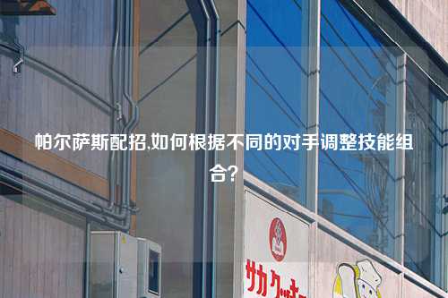 帕尔萨斯配招,如何根据不同的对手调整技能组合？