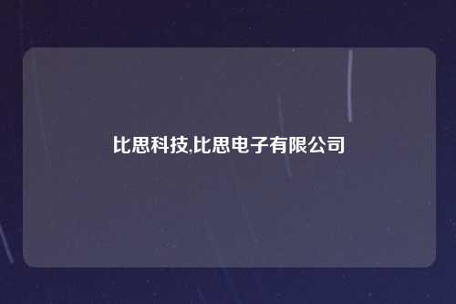 比思科技,比思电子有限公司