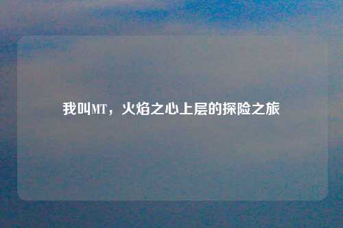 我叫MT，火焰之心上层的探险之旅