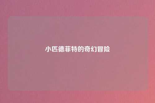 小匹德菲特的奇幻冒险